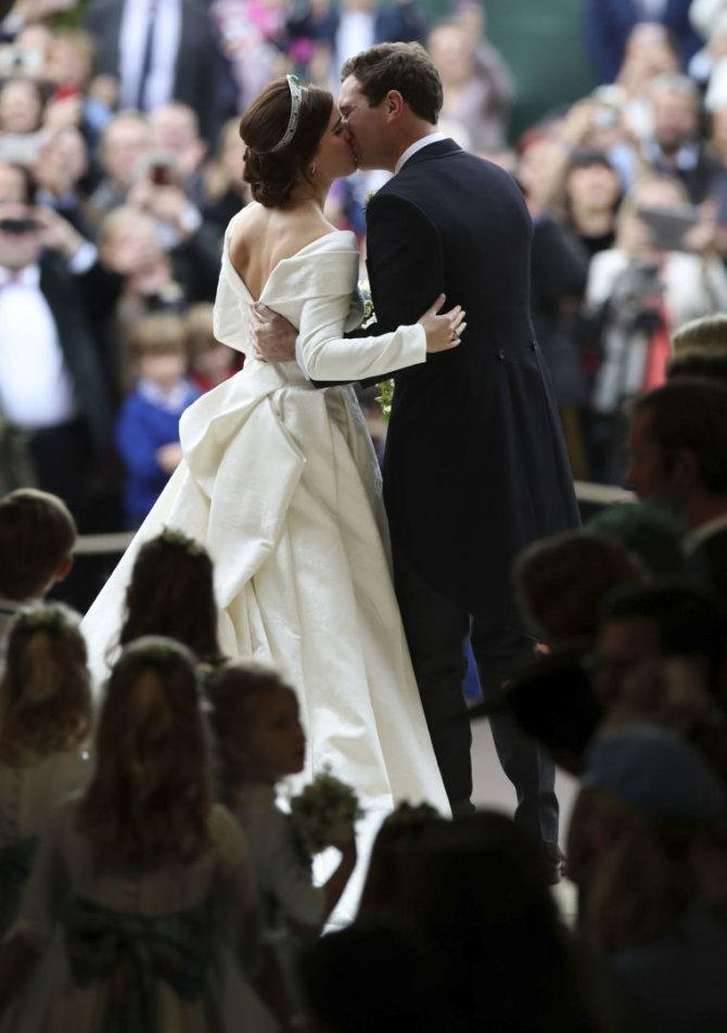 „Scanpix“/AP nuotr./Princesės Eugenie ir Jacko Brooskbanko vestuvės