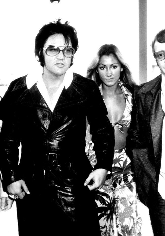 Vida Press nuotr./Elvis Presley, Linda Thompson
