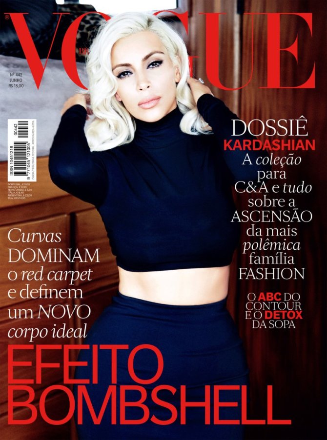 „Vogue“ viršelis/Ellen von Unwerth nuotr./Kim Kardashian