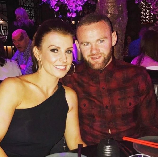 „Instagram“ nuotr./Wayne'as Rooney su žmona Coleen