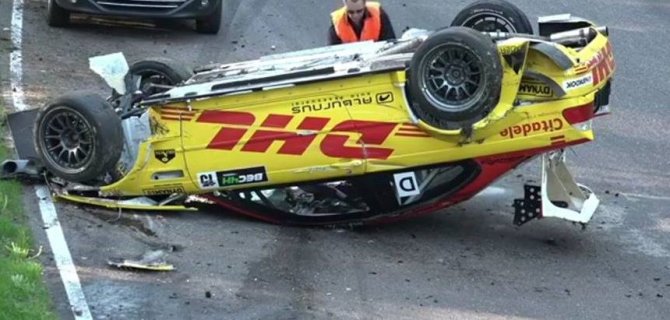 „DHL RT“ automobilio avarija