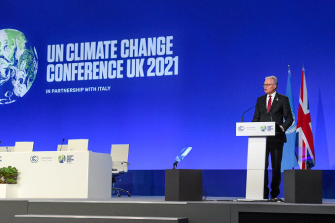 Prezidentūros nuotr./Gitanas Nausėda JT klimato kaitos konferencijoje