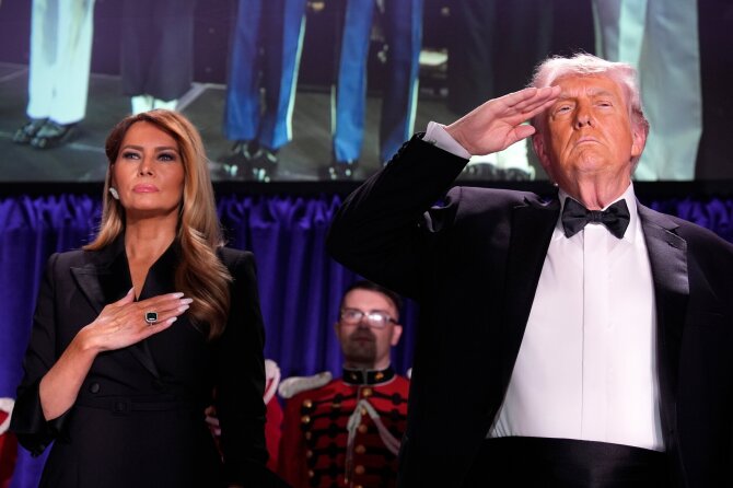 Vida Press nuotr./Melania Trump, Donaldas Trumpas