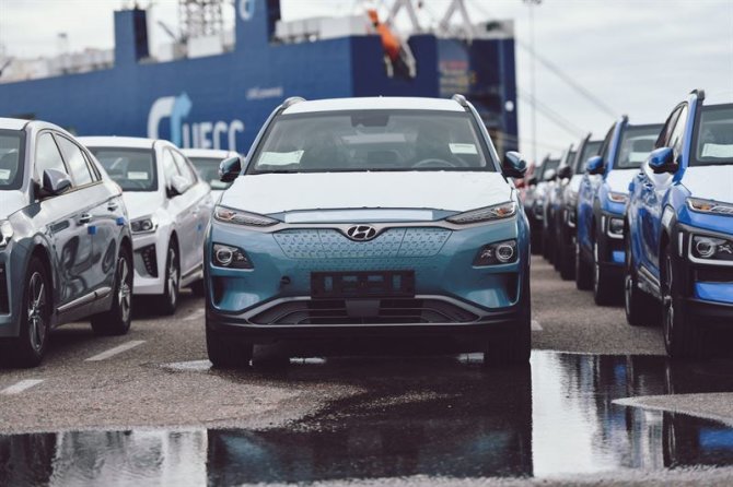 Gamintojo nuotr./„Hyundai Kona Electric“