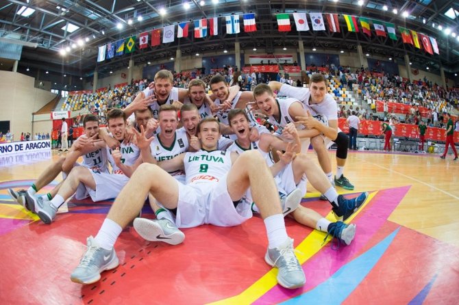 FIBA nuotr./Lietuvos 17-mečių rinktinė