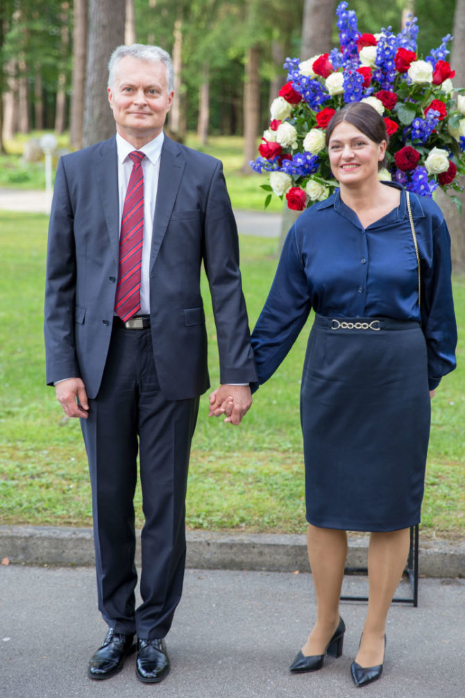 Josvydo Elinsko / 15min nuotr./Gitanas Nausėdas su žmona Diana