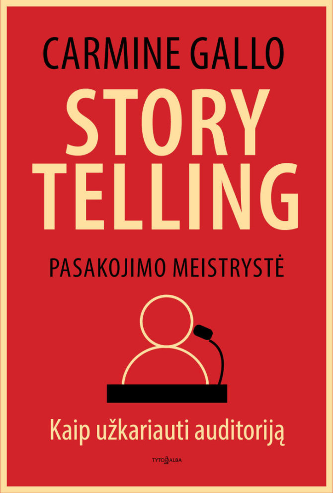 Knygos viršelis/Knyga „Storytelling“