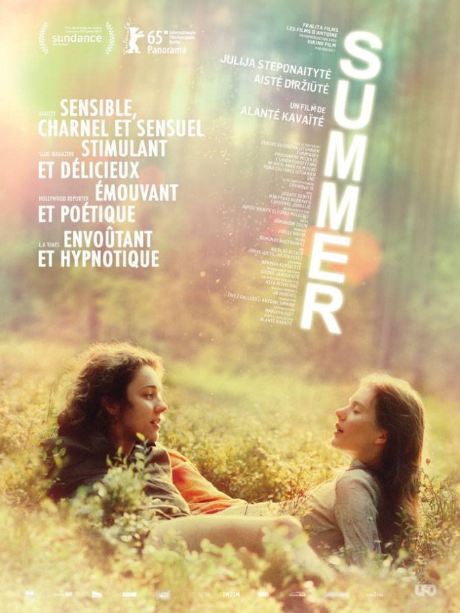 ACME Film nuotr./Filmo „Sangailės vasara“ prancūziškas plakatas