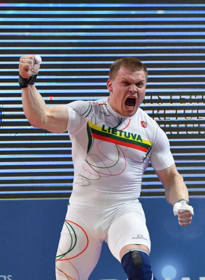 AFP/„Scanpix“ nuotr./Žygimantas Stanulis 2018 m. Europos čempionate iškovojo sidabrą.