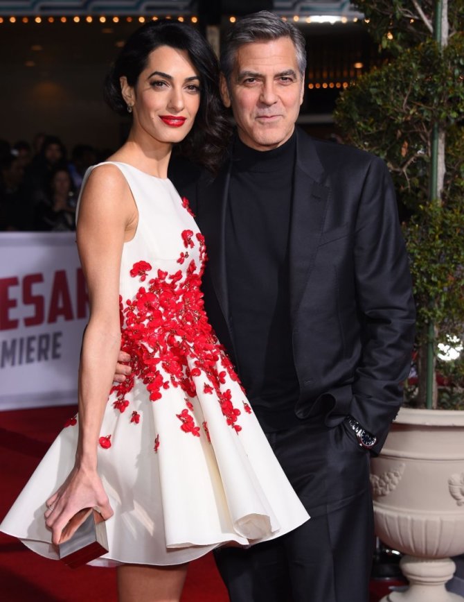 „Scanpix“ nuotr./George'as ir Amal Clooney