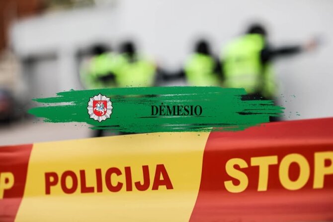Policijos iliustracija/Temos iliustracija