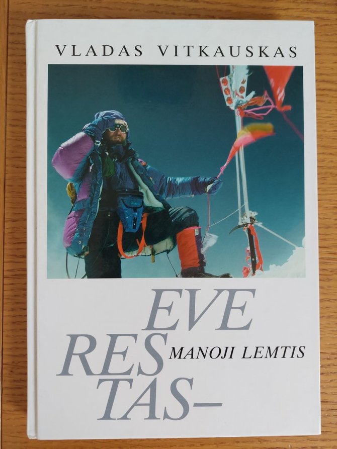 Indrės Pepcevičiūtės-Bogušienės nuotr./Vlado Vitkausko knyga „Everestas – manoji lemtis“