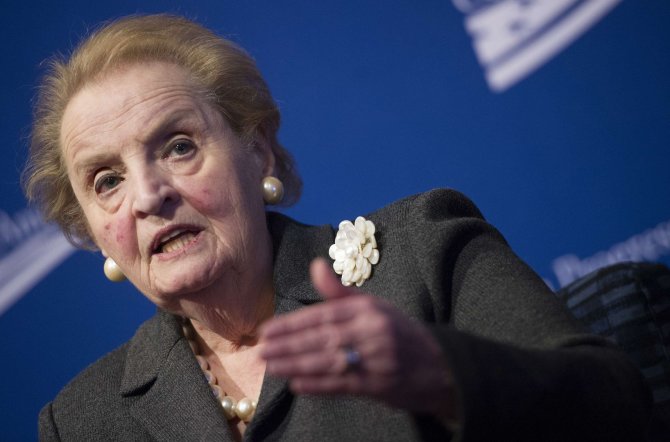 AFP/„Scanpix“ nuotr./Madeleine Albright