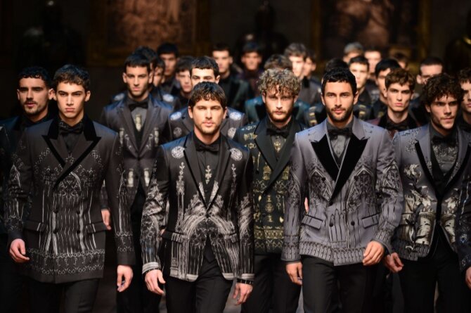 „Dolce & Gabbana“ kolekcijos modeliai