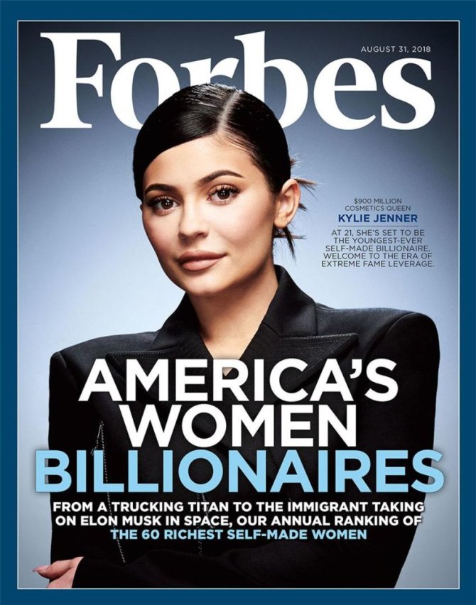 „Forbes“ nuotr./Kylie Jenner