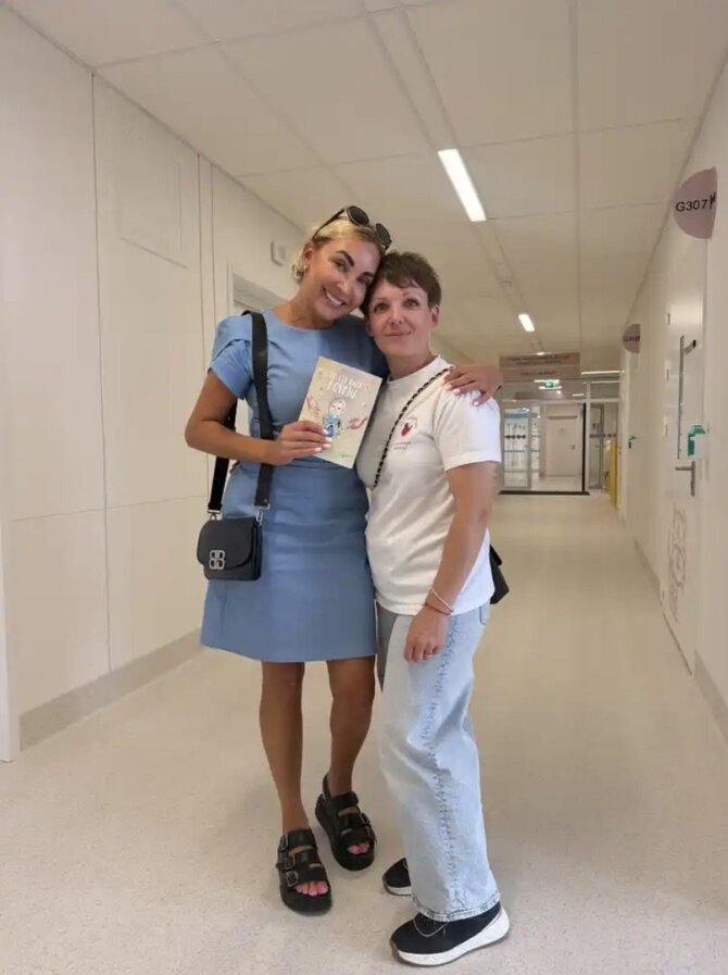 Asmeninio albumo nuotr./Gerda Žemaitė ir „Tuk tuk širdele“ fondo narė Birutė Wish