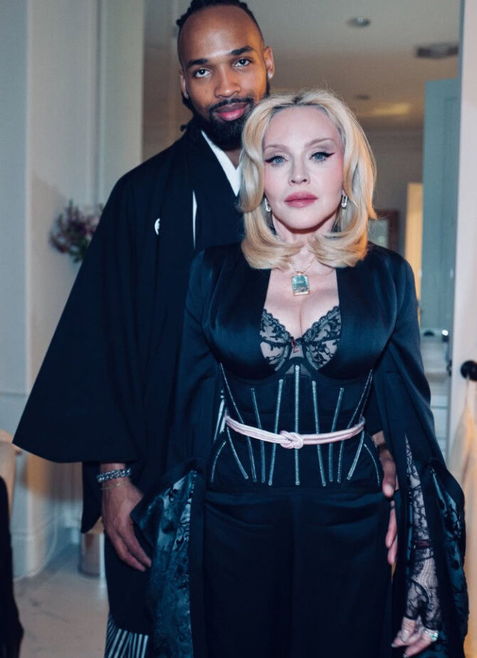 „Instagram“ nuotr./Madonna ir Akeem Morris