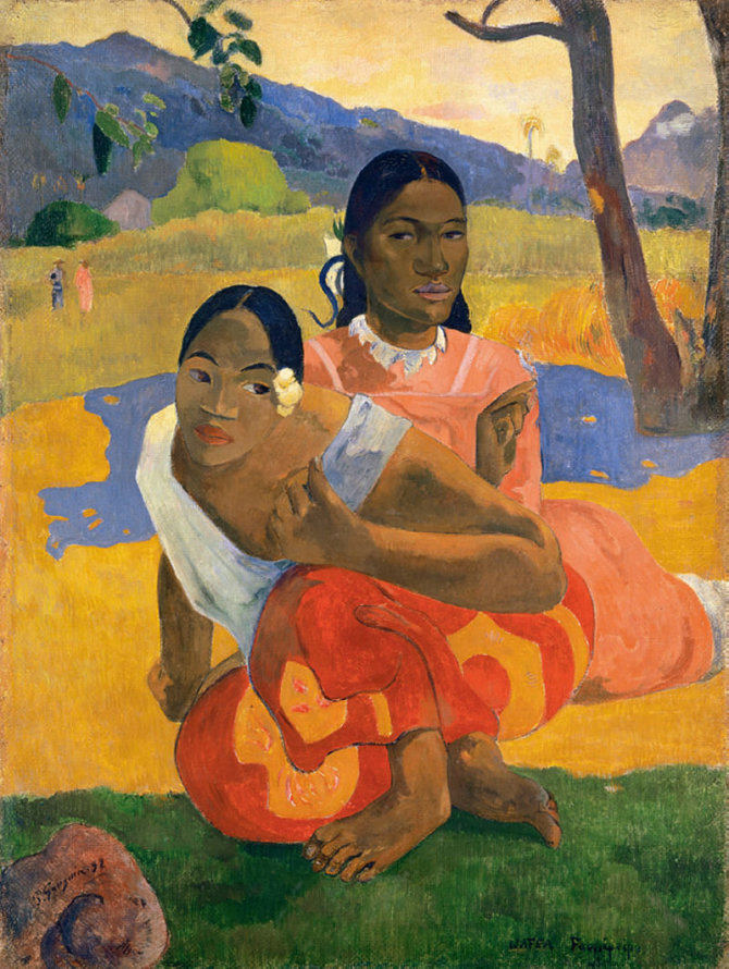 Wikimedia Commons / Public Domain pav./Paulio Gauguino paveikslas „Kada tu ištekėsi?“