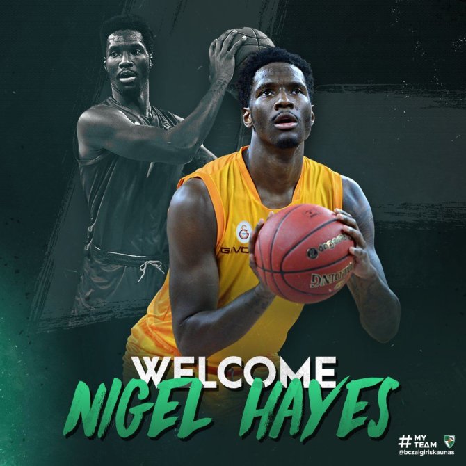 zalgiris.lt nuotr./Nigelis Hayesas