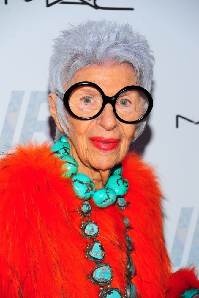 Vida Press nuotr./Iris Apfel 