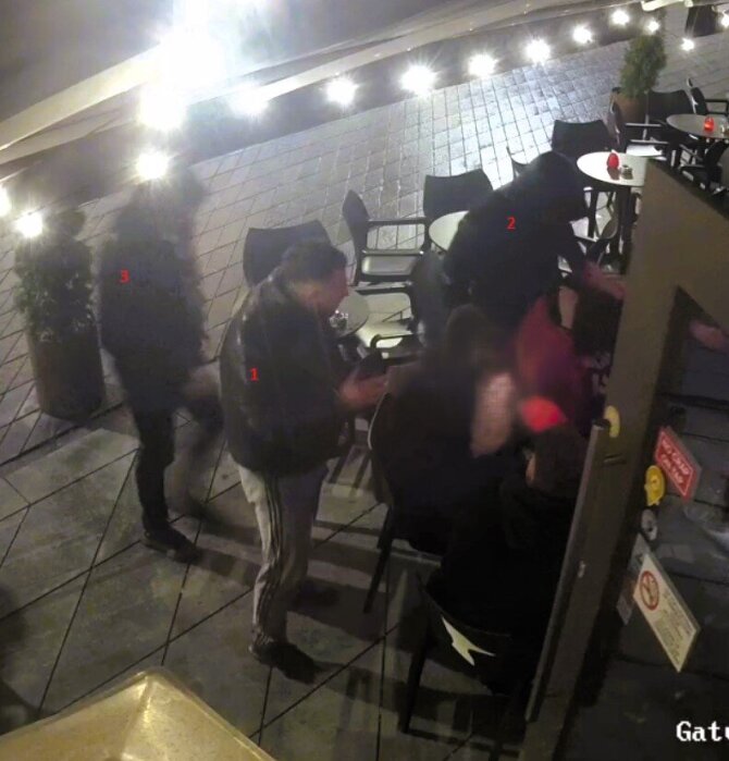 Kauno apskrities policijos nuotr./Smurto protrūkio Laisvės alėjoje tyrime ieškomas vyras