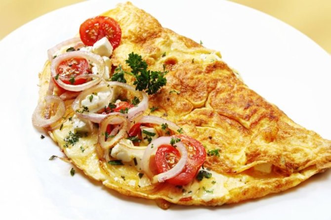 Perlenktas omletas