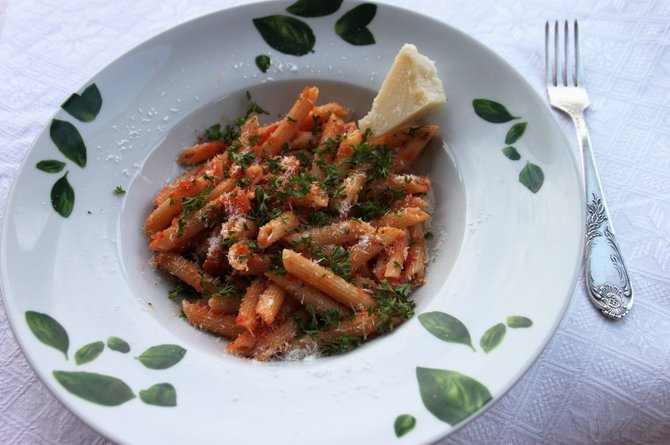 „Penne all‘arrabbiata“