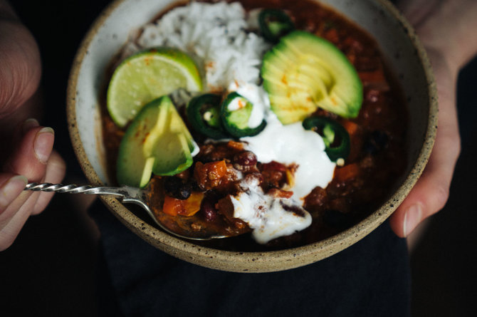 Troškinys „chilli con carne“