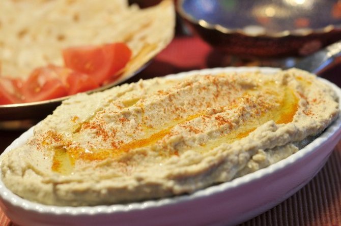 Avinžirnių ir sezamo pastos paštetas – „Hummus“