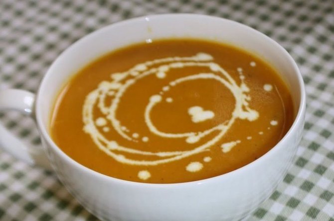 Pikantiška moliūgų sriuba
