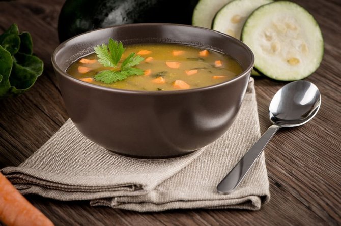 Organizmą valanti daržovių sriuba