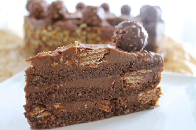 Tortas „Ferrero Rocher“