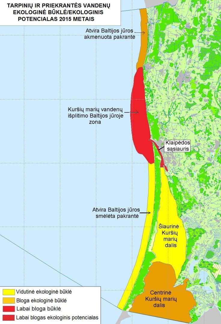 Jūros tyrimų departamento informacija/Baltijos jūros būklė