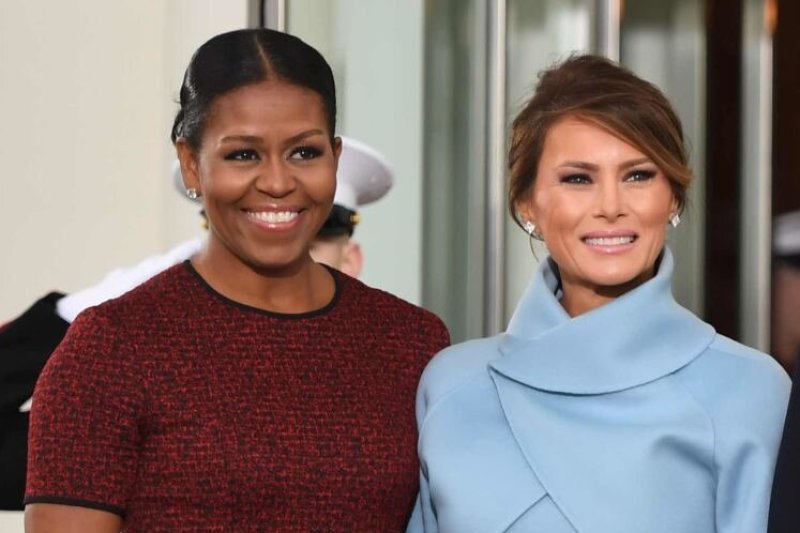 Michelle Obama ir Melania Trump