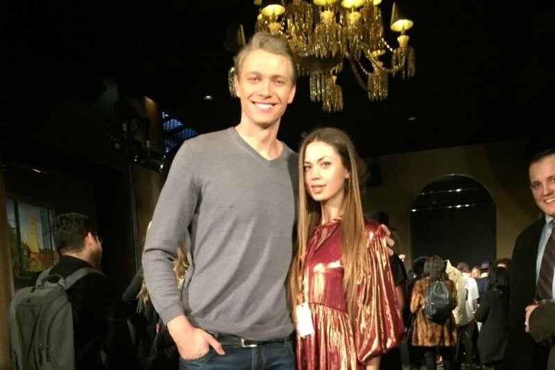 Mindaugas Kuzminskas su mylimąja Egle Andreikaite