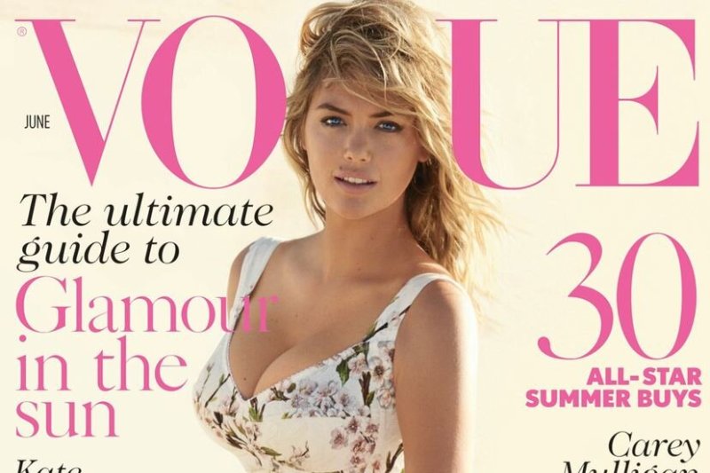 Seksualiosios manekenės Kate Upton kolekcijoje – jau penktas „Vogue“ viršelis