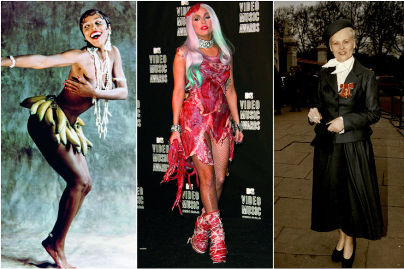 Josephine Baker, Lady Gaga, Vivienne Westwood