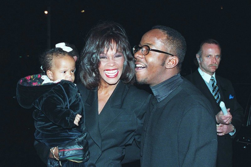 Whitney Houston ir Bobby Brownas su dukra Bobbi Kristina Brown (1994 m.)