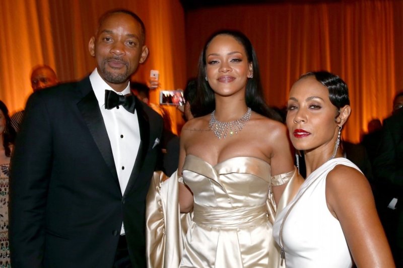 Willas Smithas, Rihanna ir Jada Pinkett Smith