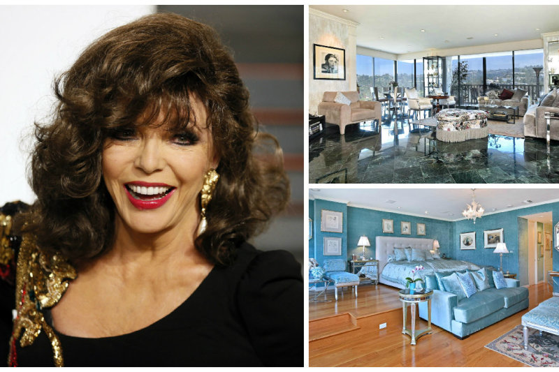 Legendinė britų aktorė Joan Collins parduoda prabanga tviskančius apartamentus Holivude