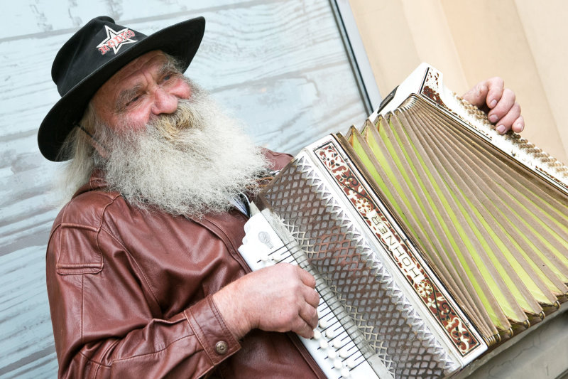 Gatvės muzikos dienos Vilniuje akimirka