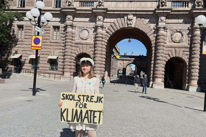 Greta Thunberg Stokholme