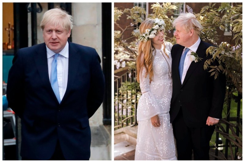 Borisas Johnsonas ir Carrie Symonds / Scanpix nuotr.