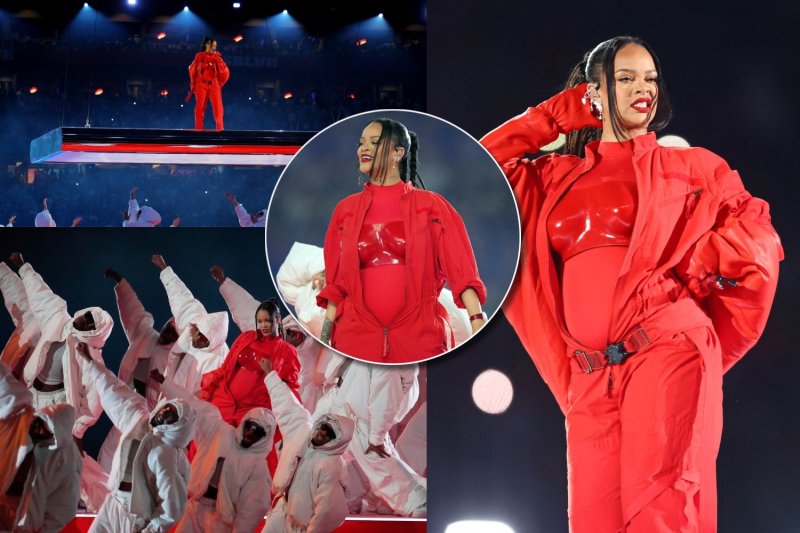 Rihanna laukiasi antrojo vaiko: apie nėštumą pranešė prieš milijoninę „Super Bowl“ publiką