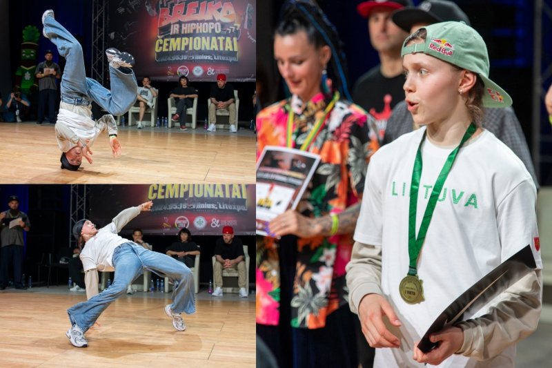 Dominika Banevič-Bgirl Nicka nepaleidžia titulo: penktą kartą iš eilės Lietuvos breiko čempionė