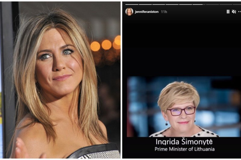 Jennifer Aniston išvardijo stipriausias pasaulio lyderes: tarp jų – ir Ingrida Šimonytė