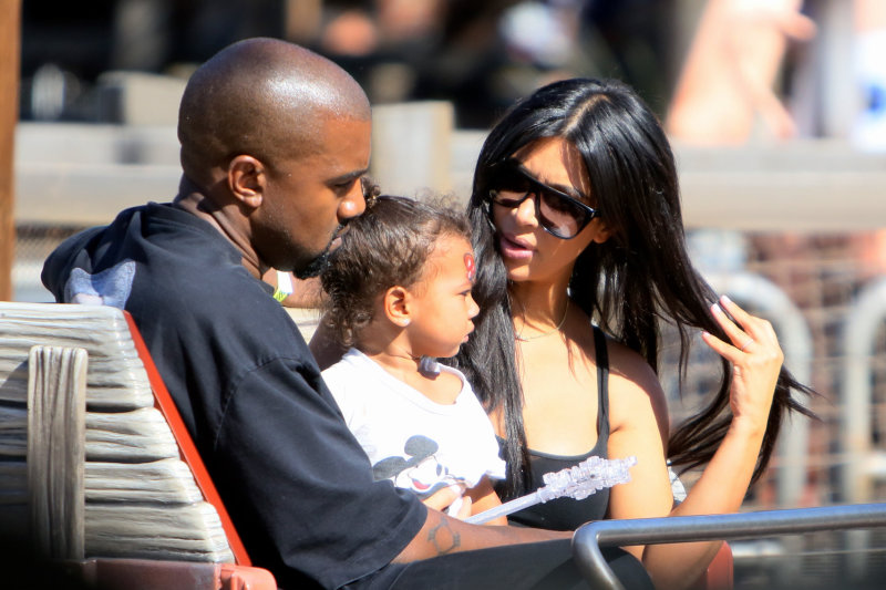 Kanye Westas, Kim Kardashian ir North West