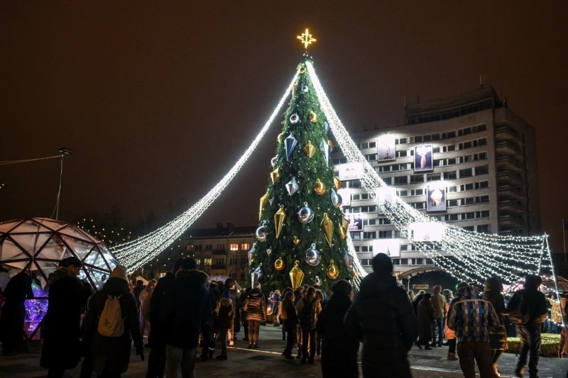 Panevėžio Kalėdų eglutės įžiebimas