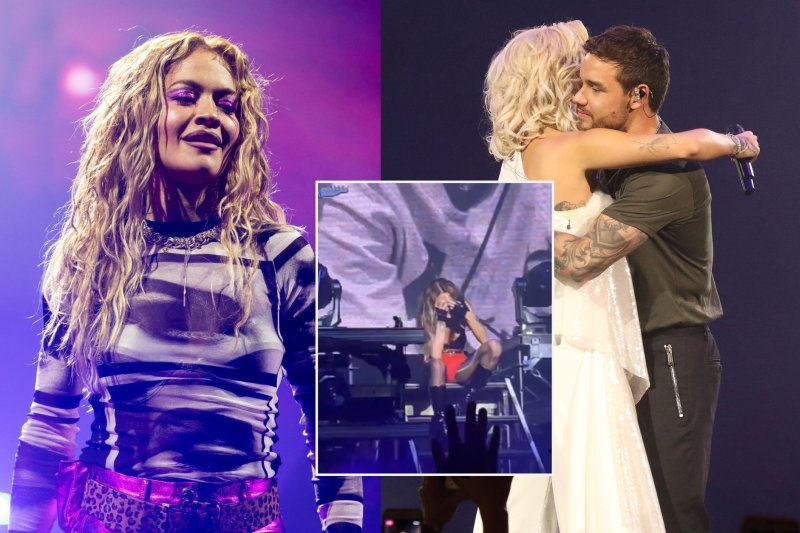 Po žinios apie Liamo Payno mirtį Rita Ora nesuvaldė emocijų: koncerto metu sruvo ašaros