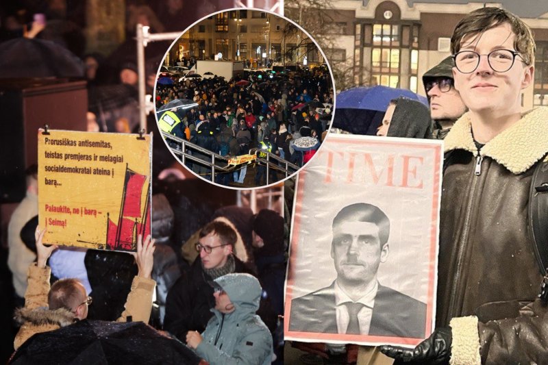 Nepriklausomybės aikštėje – protestas prieš R.Žemaitaitį ir dabartinę valdžią: „Seimas pavirto cirku“